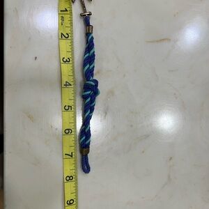 Kiel James Patrick Blue and Green Rope Bracelet